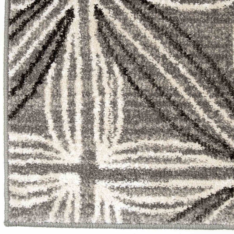 Daisy Contemporary 5x8 Area Rug in Gray/Cream - Furniture City (CA)l
