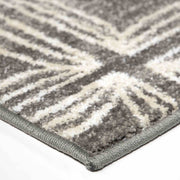 Daisy Contemporary 8x10 Area Rug in Gray/Cream - Furniture City (CA)l