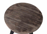 Dayton Industrial Coffee Table in Industrial Gray and Pine Wood Top - Furniture City (CA)l
