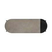 Dua Concrete and Black Metal Modern Console Table - Furniture City (CA)l