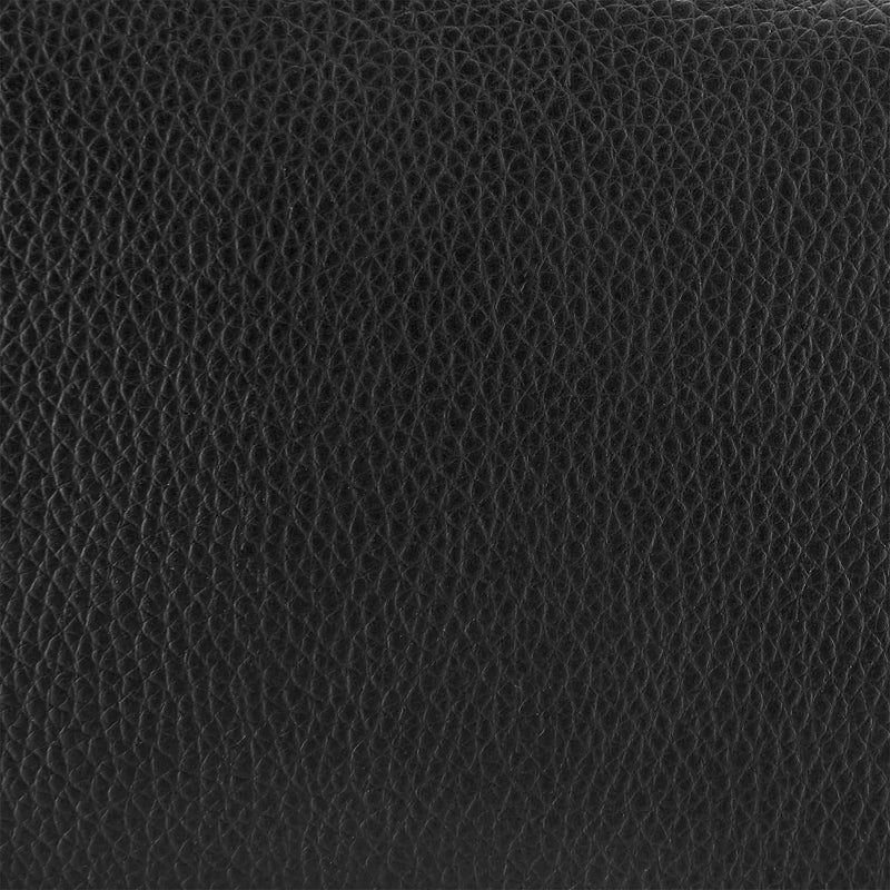 Eleanor Swivel Counter Stool in Black Metal with Black Faux Leather - Furniture City (CA)l