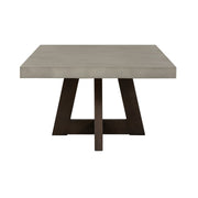 Elodie Gray Concrete and Dark Gray Oak Rectangle Coffee Table - Furniture City (CA)l