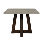 Elodie Gray Concrete and Dark Gray Oak Rectangle Dining Table - Furniture City (CA)l