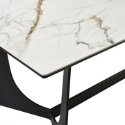 Esme Dining Table in Stone and Metal - Furniture City (CA)l