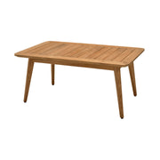 Eve Outdoor Rectangular Teak Wood Coffee Table - Furniture City (CA)l