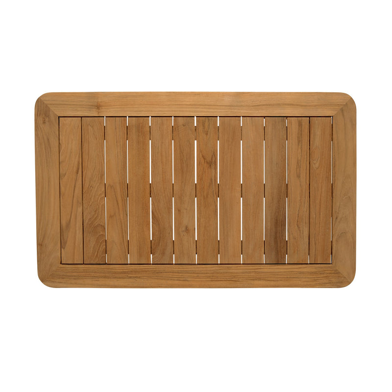 Eve Outdoor Rectangular Teak Wood Coffee Table - Furniture City (CA)l