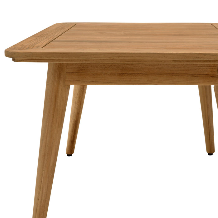 Eve Outdoor Rectangular Teak Wood Coffee Table