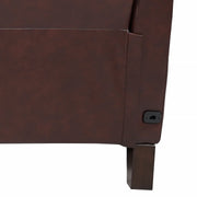 Felicity 84" Zero Gravity Power Reclining Sofa in Chocolate Leather - Furniture City (CA)l