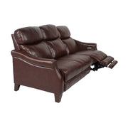 Felicity 84" Zero Gravity Power Reclining Sofa in Chocolate Leather - Furniture City (CA)l