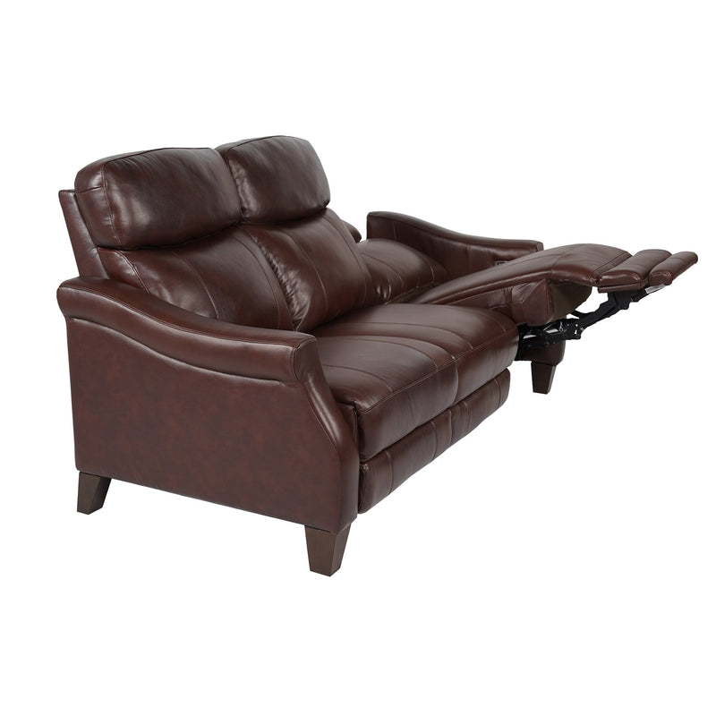 Felicity 84" Zero Gravity Power Reclining Sofa in Chocolate Leather - Furniture City (CA)l