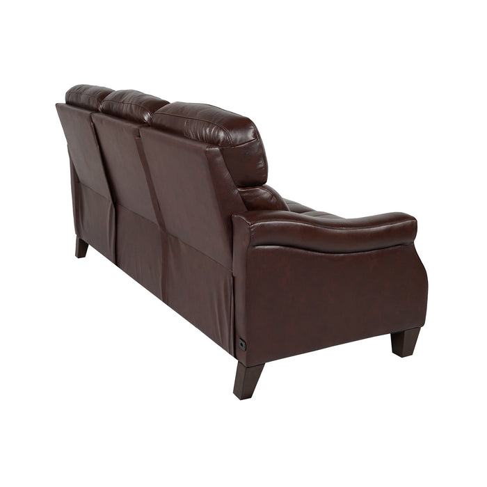 Felicity 84" Zero Gravity Power Reclining Sofa in Chocolate Leather