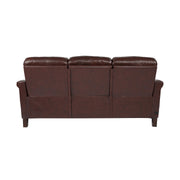 Felicity 84" Zero Gravity Power Reclining Sofa in Chocolate Leather - Furniture City (CA)l