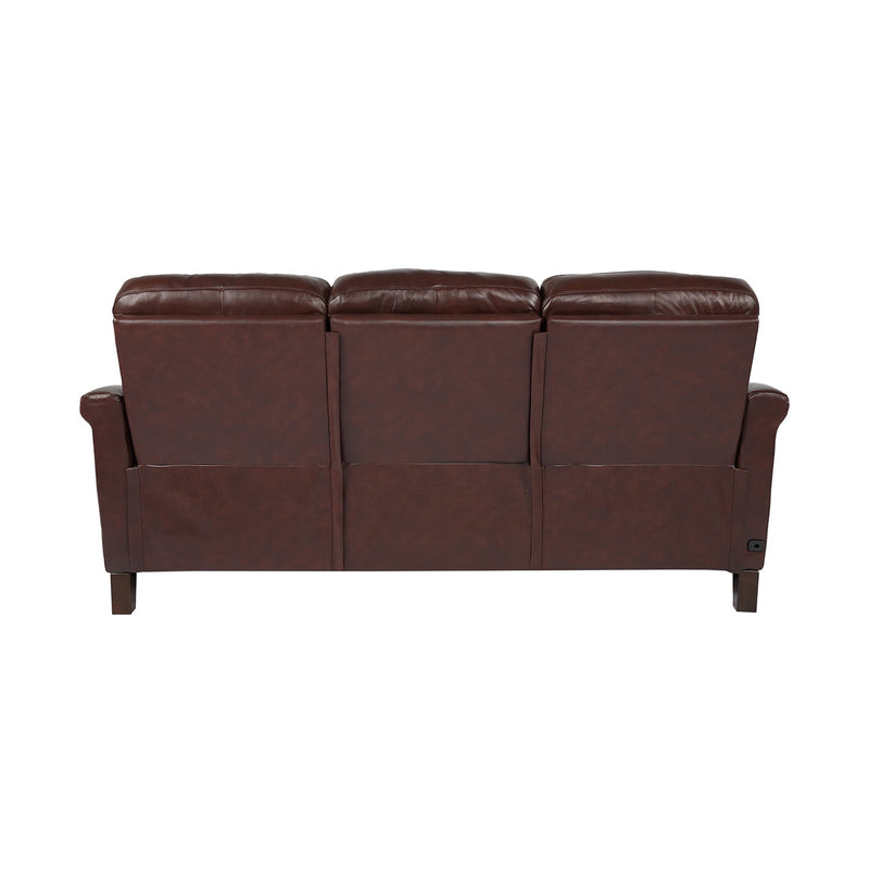 Felicity 84" Zero Gravity Power Reclining Sofa in Chocolate Leather - Furniture City (CA)l