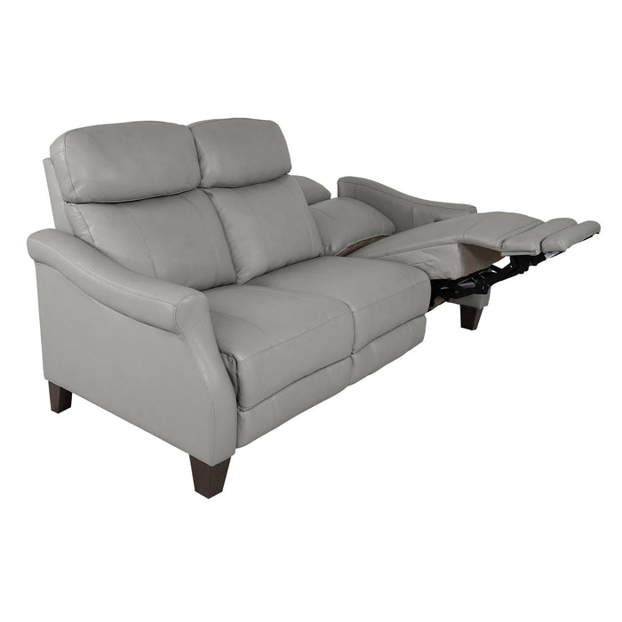 Felicity 84" Zero Gravity Power Reclining Sofa in Silver Leather