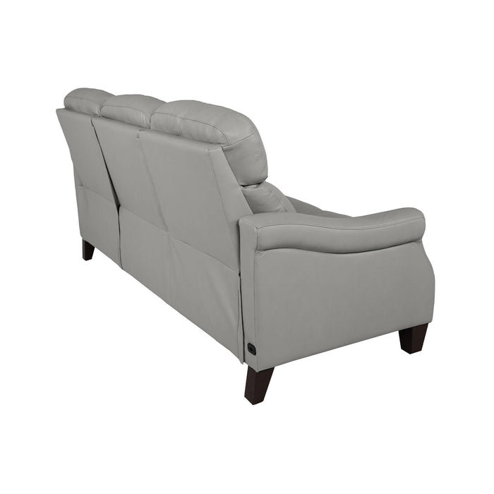 Felicity 84" Zero Gravity Power Reclining Sofa in Silver Leather