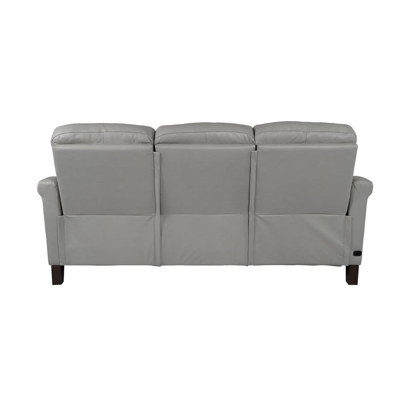 Felicity 84" Zero Gravity Power Reclining Sofa in Silver Leather - Furniture City (CA)l