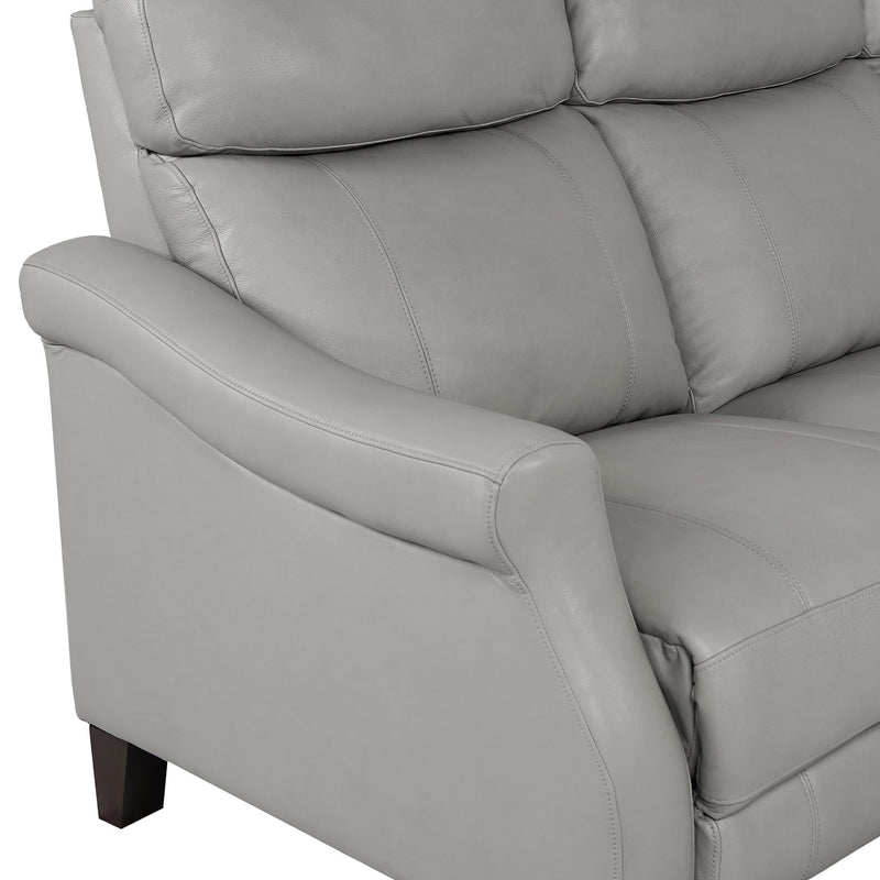 Felicity 84" Zero Gravity Power Reclining Sofa in Silver Leather - Furniture City (CA)l