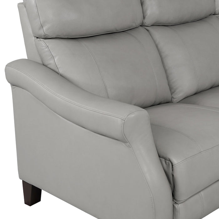 Felicity 84" Zero Gravity Power Reclining Sofa in Silver Leather