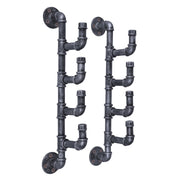 Fleur Industrial Wine Rack in Industrial Gray - Furniture City (CA)l