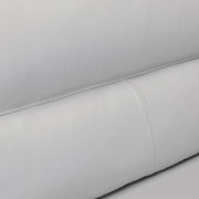 Franz 87" Modern Dove Gray Genuine Leather Sofa - Furniture City (CA)l