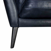 Franz 87" Modern Blue Genuine Leather Sofa - Furniture City (CA)l