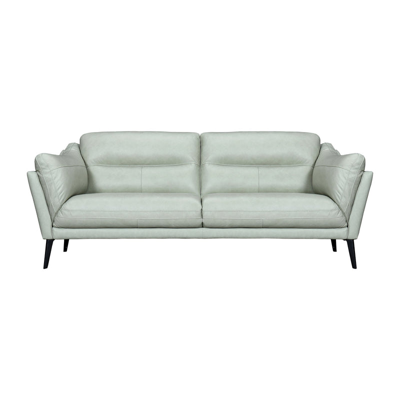 Franz Mint Leather Sofa - Furniture City (CA)l