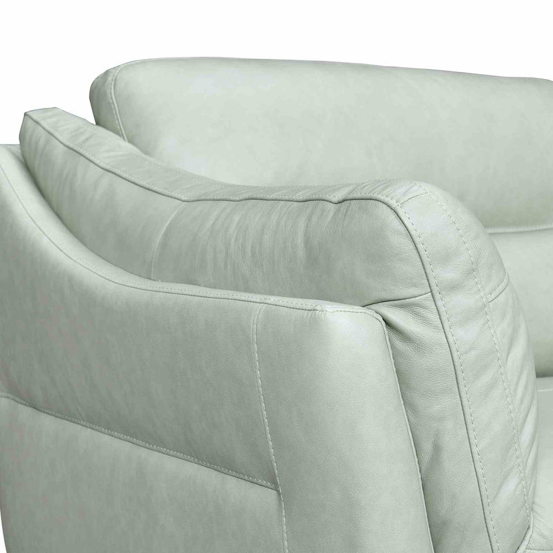 Franz Mint Leather Sofa - Furniture City (CA)l