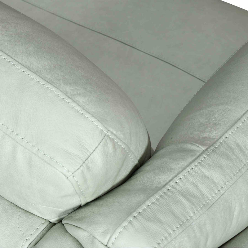 Franz Mint Leather Sofa - Furniture City (CA)l