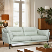 Franz Mint Leather Sofa - Furniture City (CA)l
