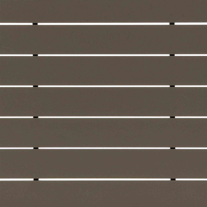 Grenada Outdoor Aluminum Gray Rectangle Dining Table