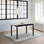 Giana Extendable Dining Table in Stone and Metal - Furniture City (CA)l