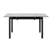 Giana Extendable Dining Table in Stone and Metal - Furniture City (CA)l