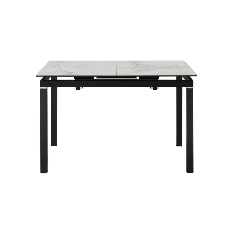 Giana Extendable Dining Table in Stone and Metal - Furniture City (CA)l