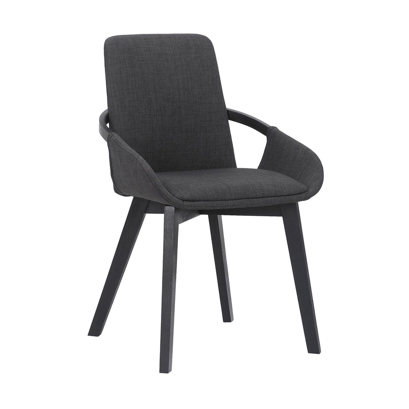 Greisen Modern Charcoal Wood Dining Room Chair - Furniture City (CA)l
