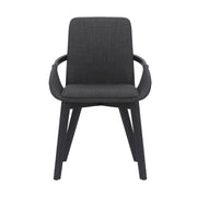 Greisen Modern Charcoal Wood Dining Room Chair - Furniture City (CA)l