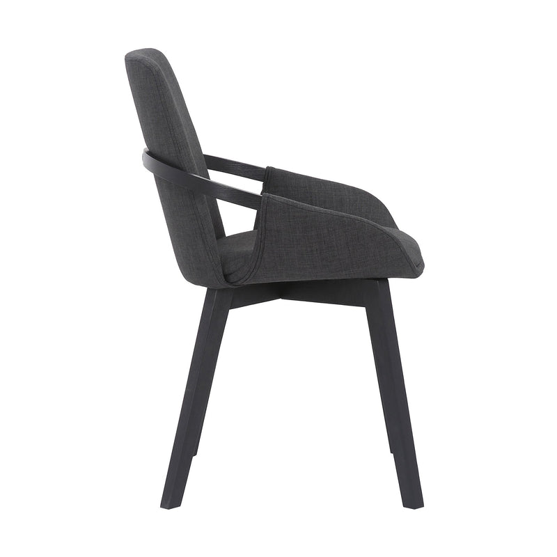 Greisen Modern Charcoal Wood Dining Room Chair - Furniture City (CA)l