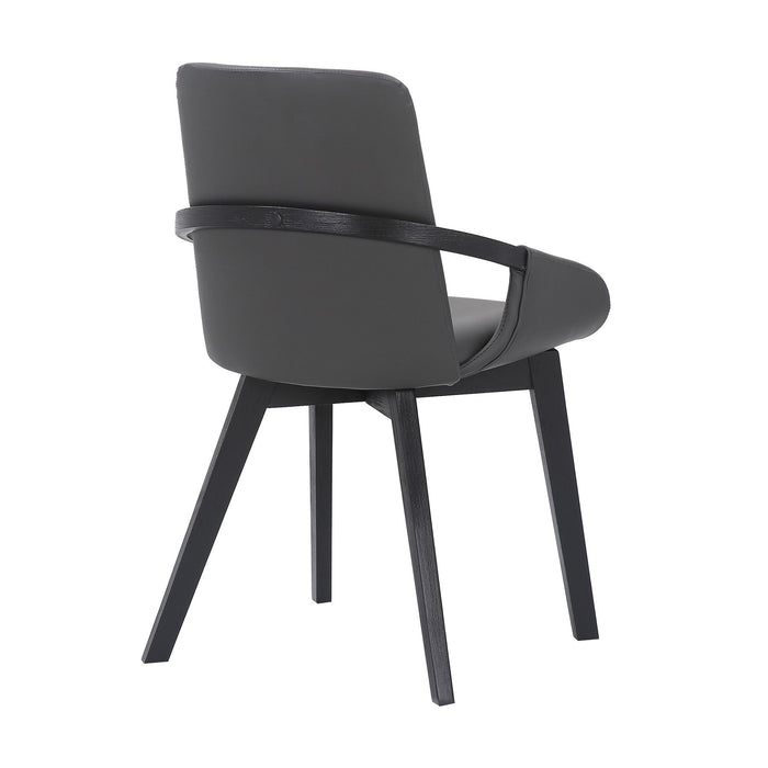 Greisen Modern Gray Wood Dining Room Chair