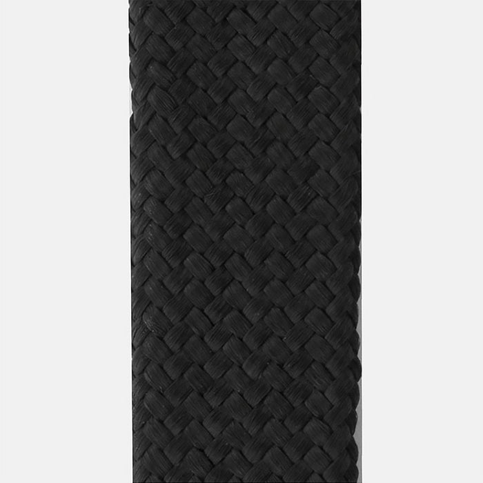 Garnet Outdoor Patio Bar Stool in Natural Acacia Wood and Black Rope