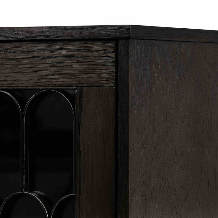 Gatsby Oak and Metal Buffet Cabinet