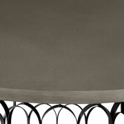 Gatsby Concrete and Metal Round Dining Table - Furniture City (CA)l