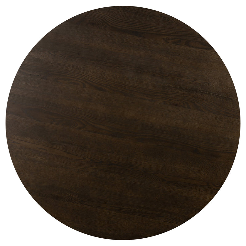 Gatsby Oak and Metal Round Dining Table - Furniture City (CA)l