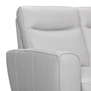 Greyson 83" Dove Gray Leather Sofa - Furniture City (CA)l