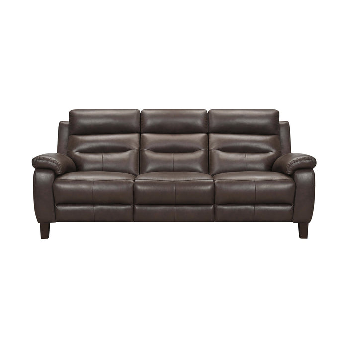 Hayward 82" Espresso Genuine Leather Power Reclining Sofa