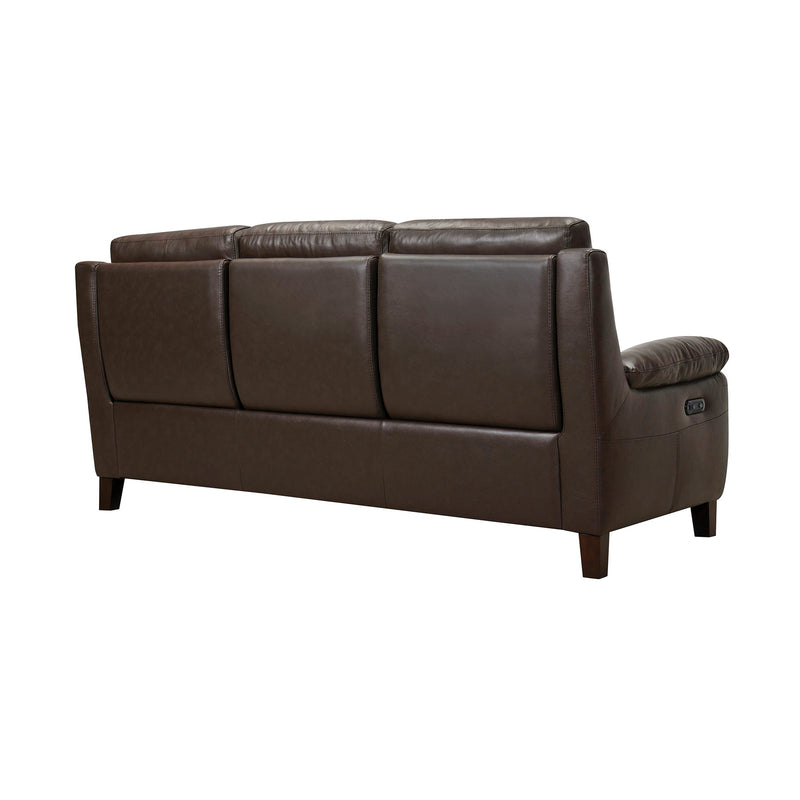 Hayward 82" Espresso Genuine Leather Power Reclining Sofa - Furniture City (CA)l