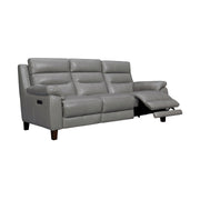 Hayward 82" Dark Gray Genuine Leather Power Reclining Sofa - Furniture City (CA)l