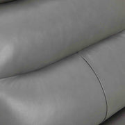 Hayward 82" Dark Gray Genuine Leather Power Reclining Sofa - Furniture City (CA)l