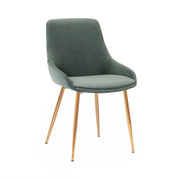 Heidi Sage Velvet Dining Accent Chair - Furniture City (CA)l