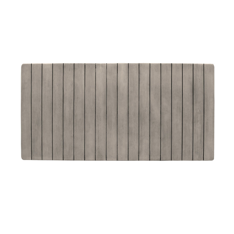 Haiti Patio Outdoor Dining Table in Gray Acacia Wood - Furniture City (CA)l