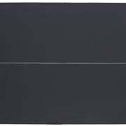 Ipanema Outdoor Dark Gray Rectangular Coffee Table with Teak Legs - Furniture City (CA)l