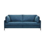 Juliett 80" Modern Blue Fabric Sofa with Power Footrest - Furniture City (CA)l
